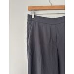 Babaton  Aritizia Charcoal Grey Trouser Slack Pants‎ Size 8 Pockets Elastic Waist Photo 1