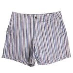 Gap Shorts Womens 6 Multicolored Rainbow Striped 5” Short Casual Summer Colorful Photo 0