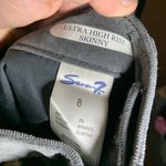 Seven7 NWT  Grey Ultra High-Rise Corduroy Skinny Jeans size 8 Photo 2