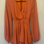 Entro Elegant deep Orange Women's romper small Photo 0