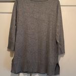 Cable & Gauge | Grey Comfy Scoop Neck Sweater Top No Size Best Guess Medium Photo 7