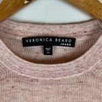 Veronica Beard Jeans Pink Marled Knit Twisted Front Sleeveless Top XS Photo 2