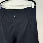 Lululemon Align Rib Panel High Rise Tights Leggings Sz 14 Black Nulu Stretch Photo 12