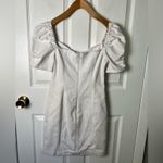 Alice + Olivia Mimi Puff Sleeve Mini Dress in Vintage Sugar 8 Photo 4