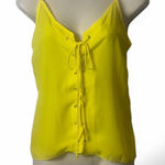 Lace Up Sleeveless Top‎ Yellow Photo 0