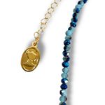 Free People  Ariana Ost Sunlight Choker in Blue NWT Sun Charm Bohemian Dainty Photo 9
