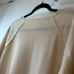 ASVIVID Women Olive Green Waffle Knit Long Sleeve Raglan Top Casual Comfort 2X # Size XXL Photo 10