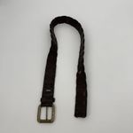 Unbranded Brown Leather Womens Belt Size Small Classic Boho India Rustic Photo 6