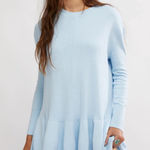 Free People  Time on My Side Mini Dress Blue Sz Small Photo 0