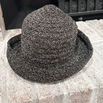 Vintage 90s BETMAR NEW YORK Bucket Hat Marled O/S Black White Packable Cloche Photo 1