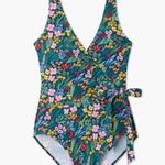 Summersalt  x the rifle paper co. Perfect wrap one piece Lea size 16 Photo 0