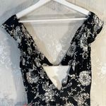 Cleobella Toledo Black Floral Ruffle Jumpsuit Size XS Photo 10
