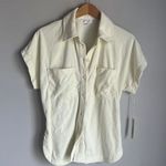Summersalt NEW  The Towel Terry Button-Down Shirt Photo 0