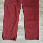 Veronica Beard  blake classic straight high rise in red oxblood Photo 5