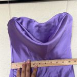 House Of CB House‎ of CB SANTANA VIOLET SATIN STRAPLESS CORSET MIDI DRESS NWOT size XS Photo 6