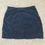 Free People Blue Corduroy Modern Femme Cord Mini Skirt Photo 2