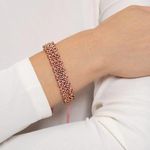 Nogu Monarch Butterfly Links, Original Kismet Bracelet, Pink x Rose Gold Orange Photo 1