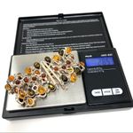 Sterling Silver Baltic Amber, lace bracelet, 28.5g Photo 12