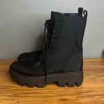 Franco Sarto Margey 2 Combat Boots Size 7 Black Lace Up Grunge Goth NEW Photo 1