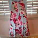 Bee Darlin  Floral Skirt Blue Lace Top Two Piece Prom Bridesmaids Dress size 7/8 Photo 3