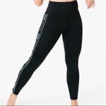 Zyia  Active Striped Logo Light N Tight 7/8 Leggings Size 2 Photo 3