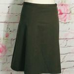 Burberry  military green front pleated skirt Photo 3