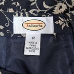Talbots black and gold brocade skirt size 12 Photo 2