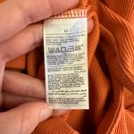 Old Navy  Tank Midi Dress Women’s M Orange Bodycon Stretch Cotton Racerback Photo 8