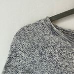 Lou & grey  Heathered Slate Blueish Grey and White Cotton Sweater Photo 2