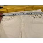 Apt. 9  White Denim Modern Shorts Studs Studded Women's 8 Summer Beach Photo 3
