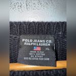 Ralph Lauren Vintage 90s Polo Jean Co  Black American Flag XL Preppy Photo 3