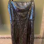 Urban Outfitters Silver Sequin Mini Dress Photo 0