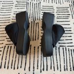 Steve Madden  Slinky30 Black Sandal 6.5 Photo 2