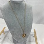 Argento Vivo  Taylor hoop Charm Necklace Gold Photo 1