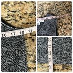 CAbi  Womens CeCe Top Shell Sleeveless Black Tweed Herringbone Style 993 M Casual Photo 5