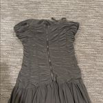 Tibi  Drapey Jersey Ruched Strapless Dress Photo 5