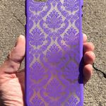 iPhone 6Plus/ 6s Plus Fashion Flower Lace Shockproof Hard Case Purple Multiple Photo 0