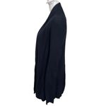 Vince  Long Sleeved Open Front Cardigan Sweater Knit Black Womens Size XS Photo 4