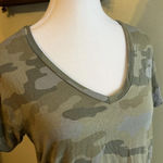 American Eagle Outfitters soft and sexy camouflage v-neckline short sleeve shirt Photo 2