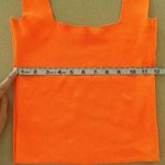 Bright neon orange crop top / cropped top / bright orange / neon top Photo 2