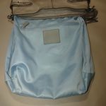 Coach Colette Magenta Large Beige Leather Tote Bag Blue Interior Silver Hardware Photo 3