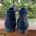 G by Guess  Black Booties with zippers and sparkle detail size 6 Photo 3