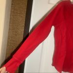 Victoria's Secret Victoria’s Secret Red Thermal Knit Long Sleeve Top size XS Photo 3