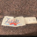 Faherty  Jackson Brown Sweater Vest Organic‎ Cotton Womens Large Mocha Academia Photo 7