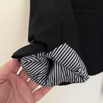 Banana Republic NWT Wool Tie Front Blazer Jacket in Black Women’s Size 8 Photo 7