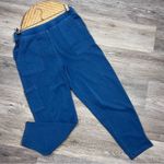 Soft Surroundings Soft‎ surroundings blue cargo style sweats ankle length Photo 0