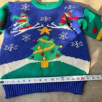Amanda Smith Vintage  Ski Ugly Christmas Sweater Knit Women’s Sz S Multicolor Photo 6