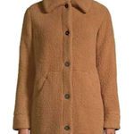 Lands' End Lands’ End tan sherpa cozy teddy jacket size small Photo 0