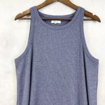 Madewell  Westville Ribbed Knit Tank Dress XL Clean Girl Minimal Midi Scandi Chic Photo 1