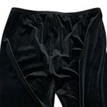 Eileen Fisher  Stretch Velvet Knit Ankle Pull On Legging‎ Pants Black Small Photo 3